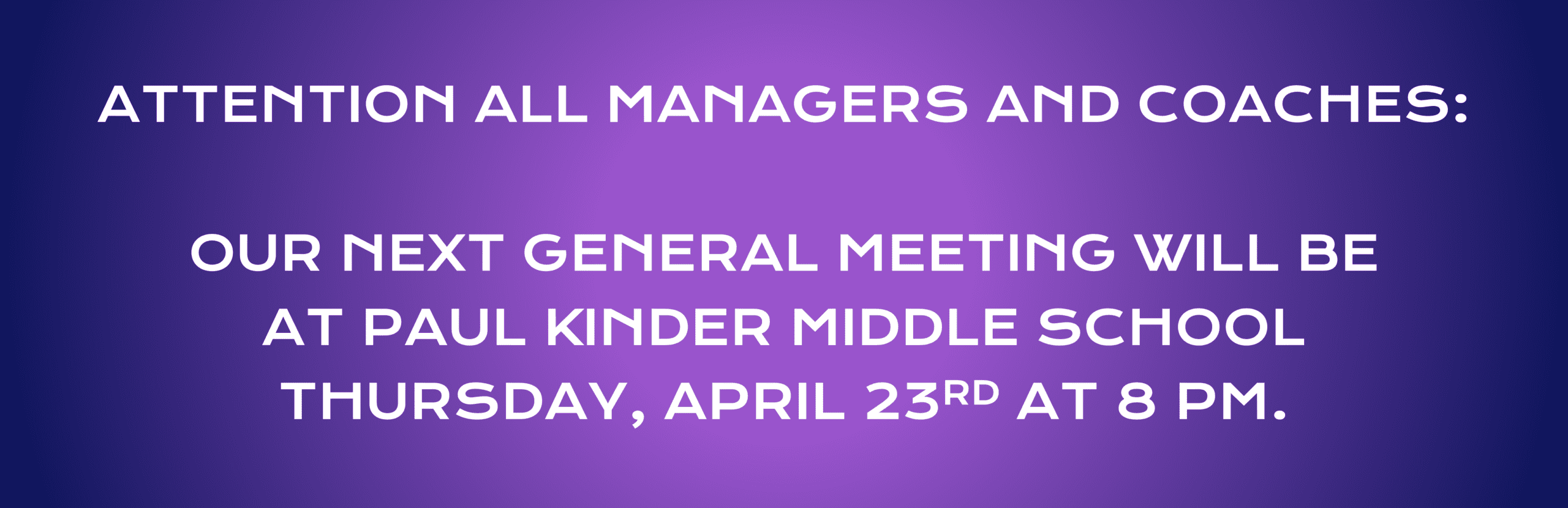 2026 General Meeting Message 7